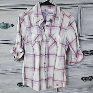 Carhartt Plaid Button-Up Shirt